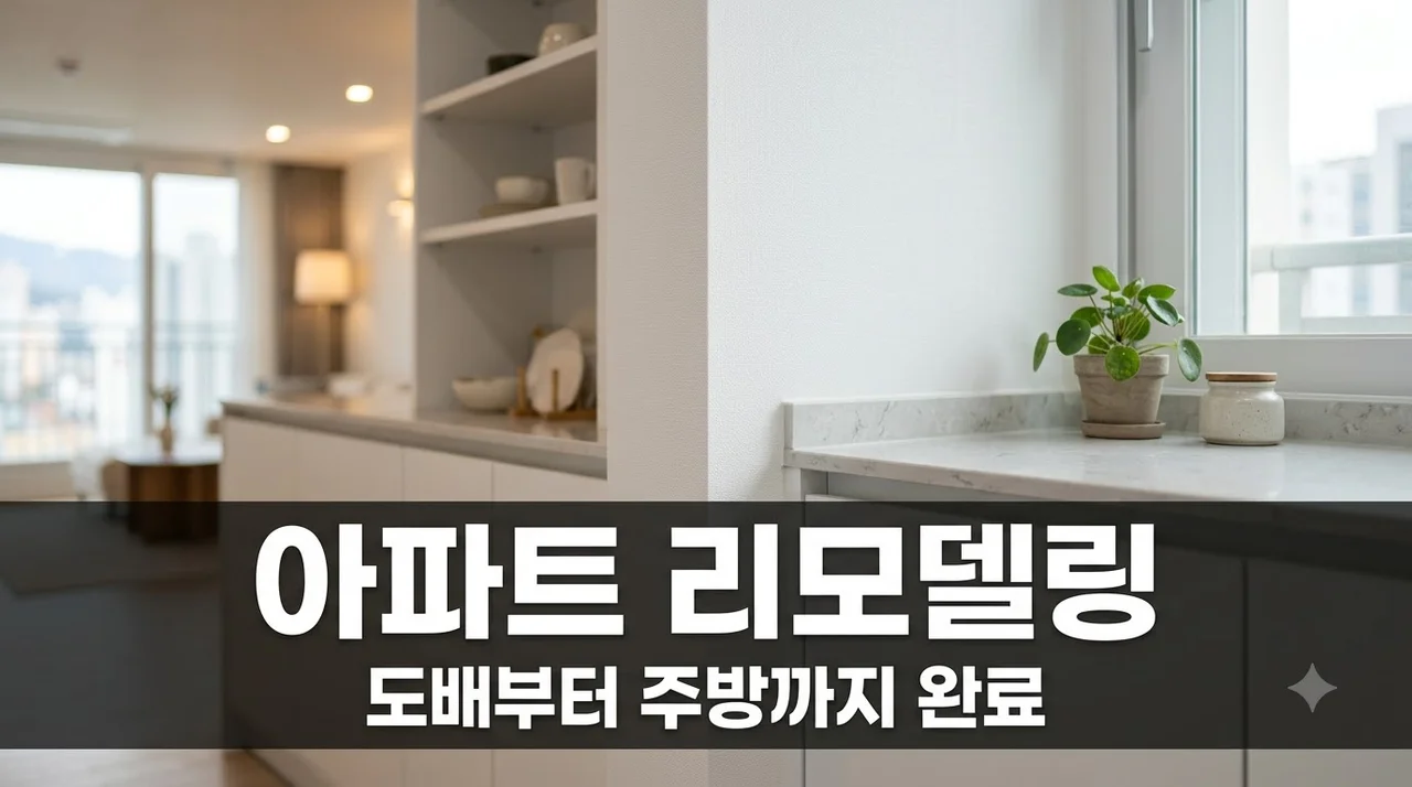 대구경북 아파트 리모델링 전문업체 추천 도배부터 주방까지 총정리