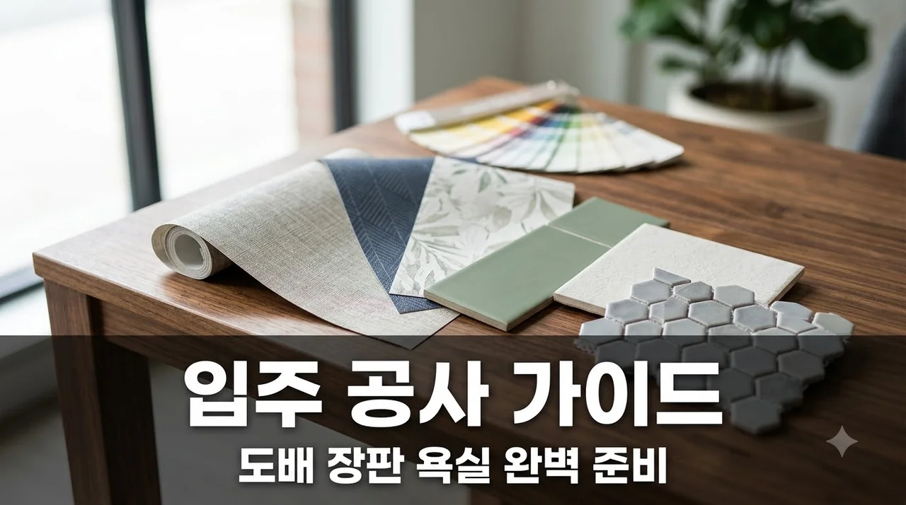 대구경북 아파트 입주 전 도배 장판 욕실공사 완벽 준비 가이드