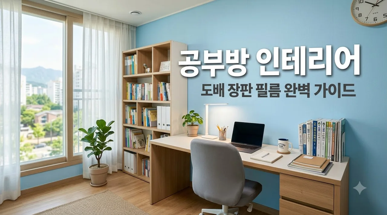 경북 공부방 인테리어 도배 장판 필름시공 전문 비용과 성공 팁