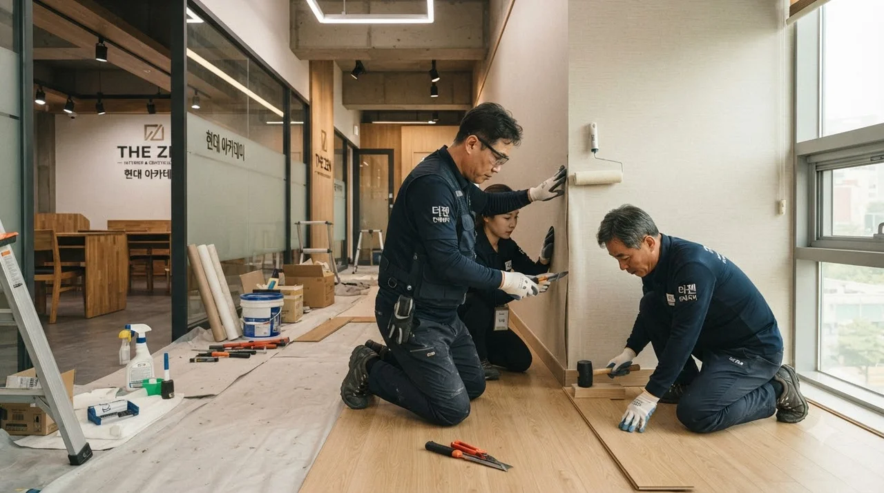 대구경북 학원 인테리어 대표 추천 업체 (주)더젠