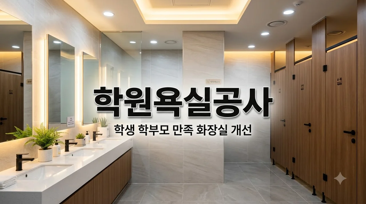 경북 학원 욕실공사 학생과 학부모가 만족하는 화장실 개선 팁