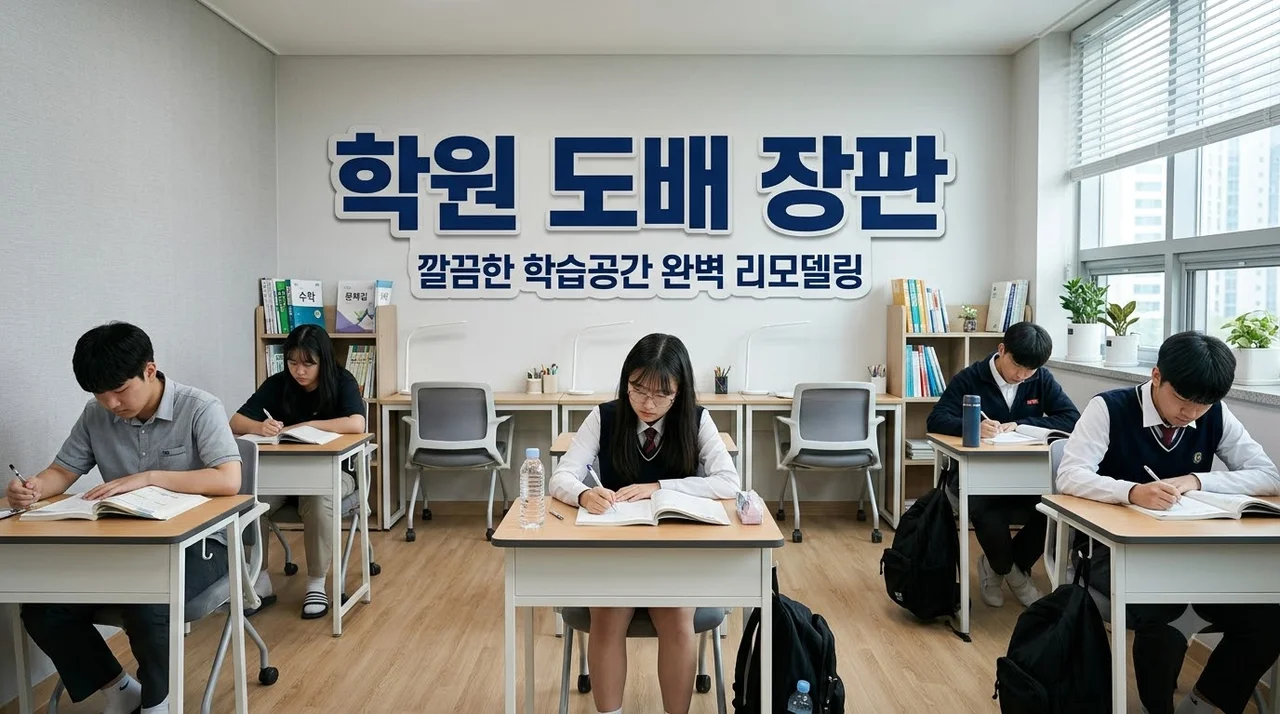 경북 수학학원 도배 장판 리모델링, 깔끔한 학습공간을 만드는 완벽 가이드