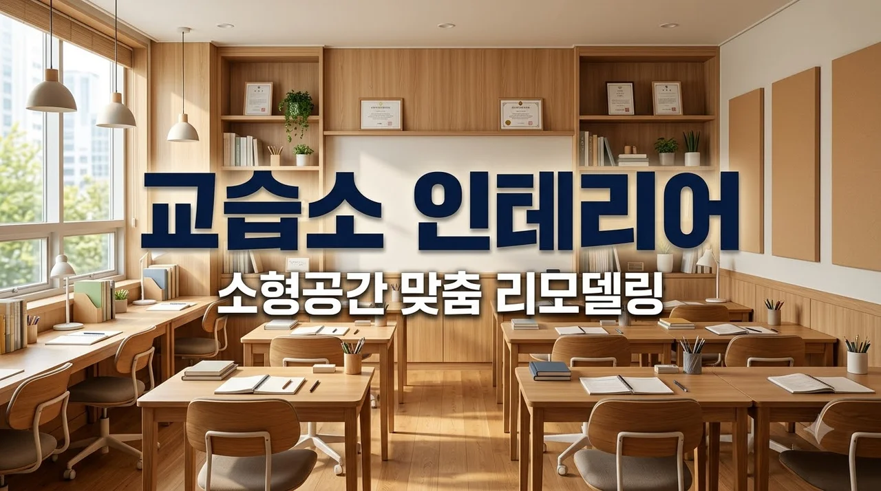 대구경북 교습소 인테리어 소형공간 맞춤 리모델링 비용 절감 팁