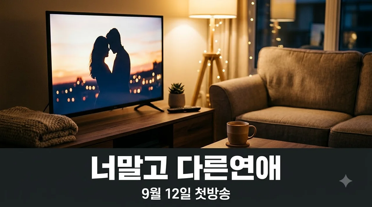 너 말고 다른 연애 첫방송 언제? 서강준 안은진 9월 12일 방송시간 총정리