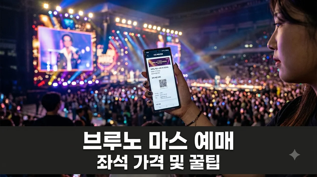 "오늘 몇 시 오픈?" 브루노 마스 내한공연 예매 성공률 200% 올리는 좌석·티켓가격 정리