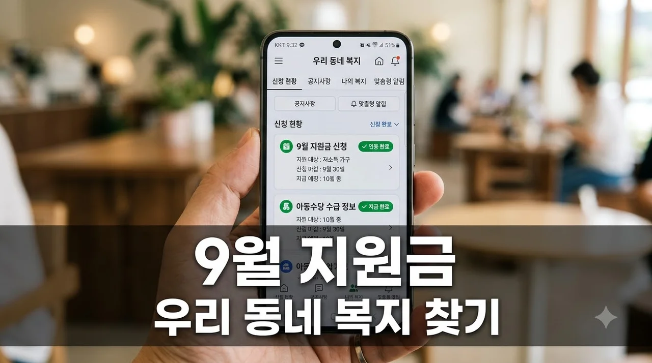 알고 보니 우리 동네만 유독 챙겨줬다? 9월 지자체 지원금 3분 조회법..