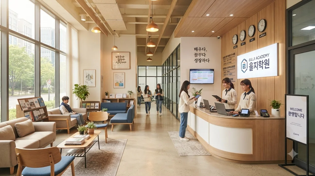 학원의 첫인상을 결정짓는 로비 공간의 중요성