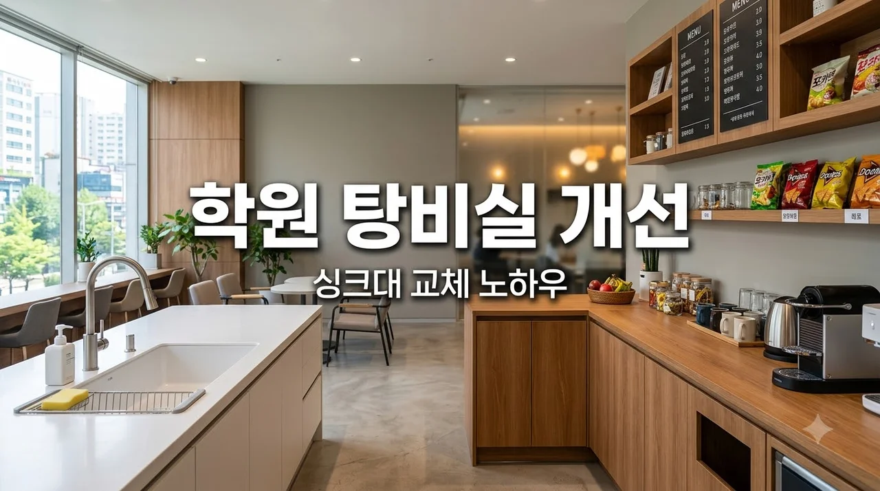 대구 학원 싱크대교체 탕비실과 휴게공간 개선 완벽 가이드