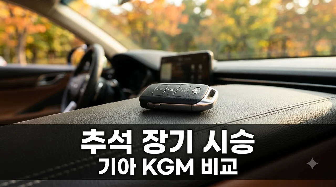 추석 6박7일 무료로 차 탄다고?.. 기아·KGM 장기 시승 신청 조건 비교