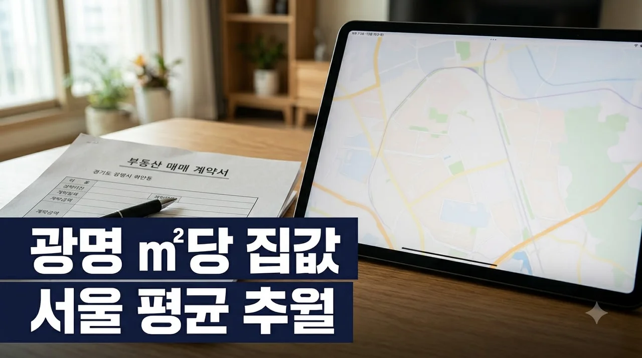 "서울 집값 넘었다고?" 광명 ㎡당 1297만 원 달성에 난리 난 이 지역 근황..