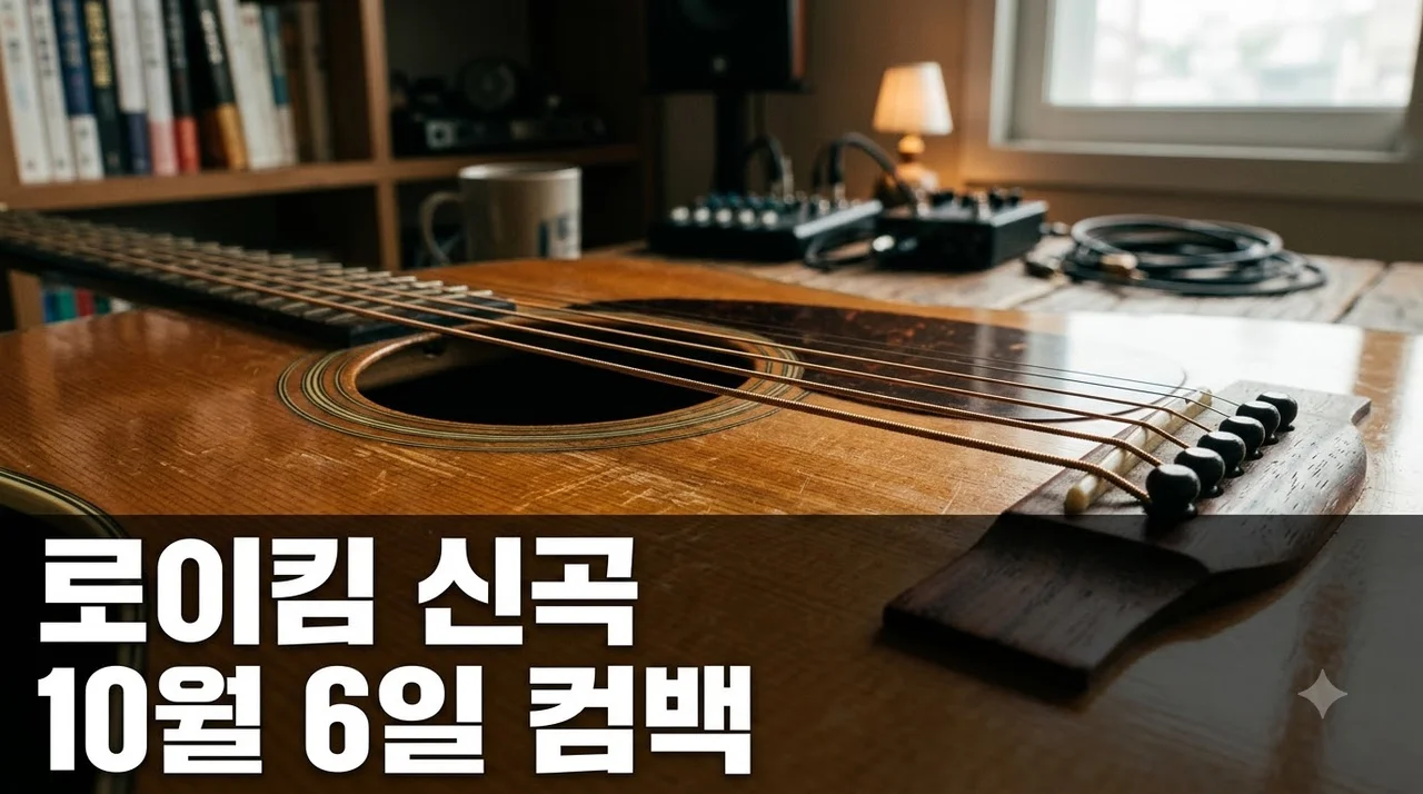 로이킴 신곡 10월 6일 컴백 시간 및 음원 신곡 정보 정리