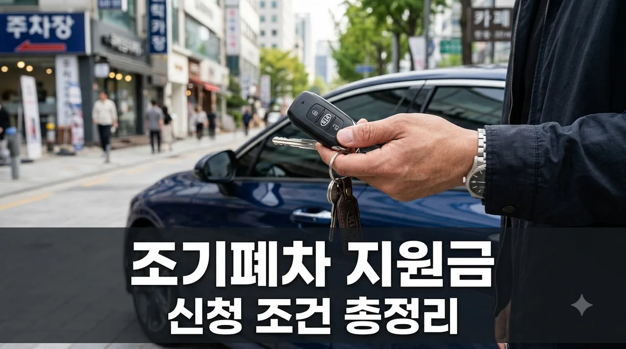 노후 경유차 조기폐차 지원금 얼마 받을까? 등급·신차구매 조건 정리