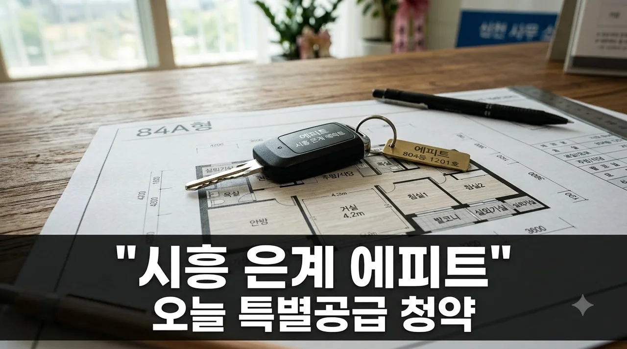 시흥 은계 에피트 3억대 분양가 등장.. 오늘 특별공급 청약 통할까?