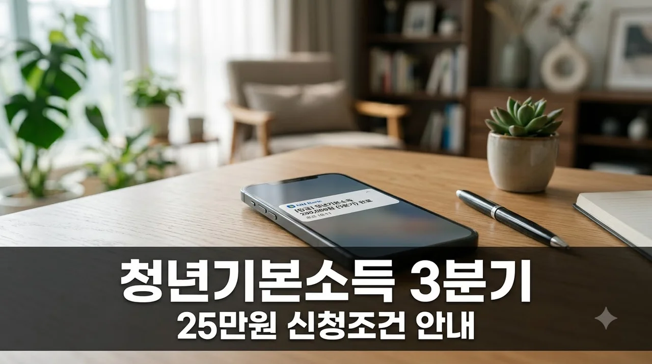 경기도 청년기본소득 3분기 신청 조건 및 25만원 수령 꿀팁