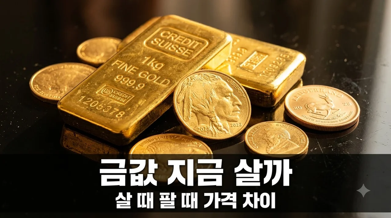 금값 지금 사도 될까? 순금 한돈 살 때 팔 때 "이것" 모르면 무조건 손해..