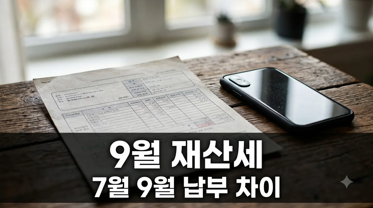 "어라? 7월에 냈는데 또 왔네".. 9월 재산세 고지서 받은 사람의 진짜 차이