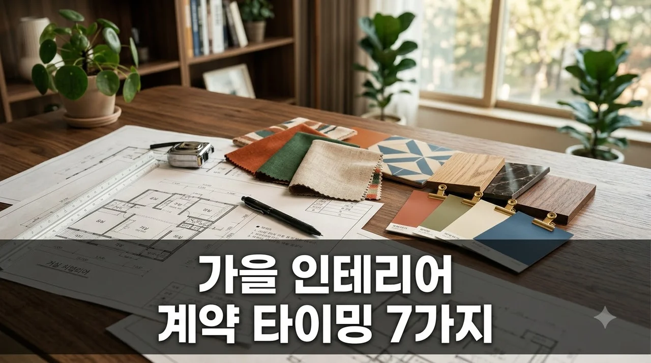 가을 아파트 리모델링, 지금 계약하면 늦는다고?.. 300만원 아끼는 타이밍