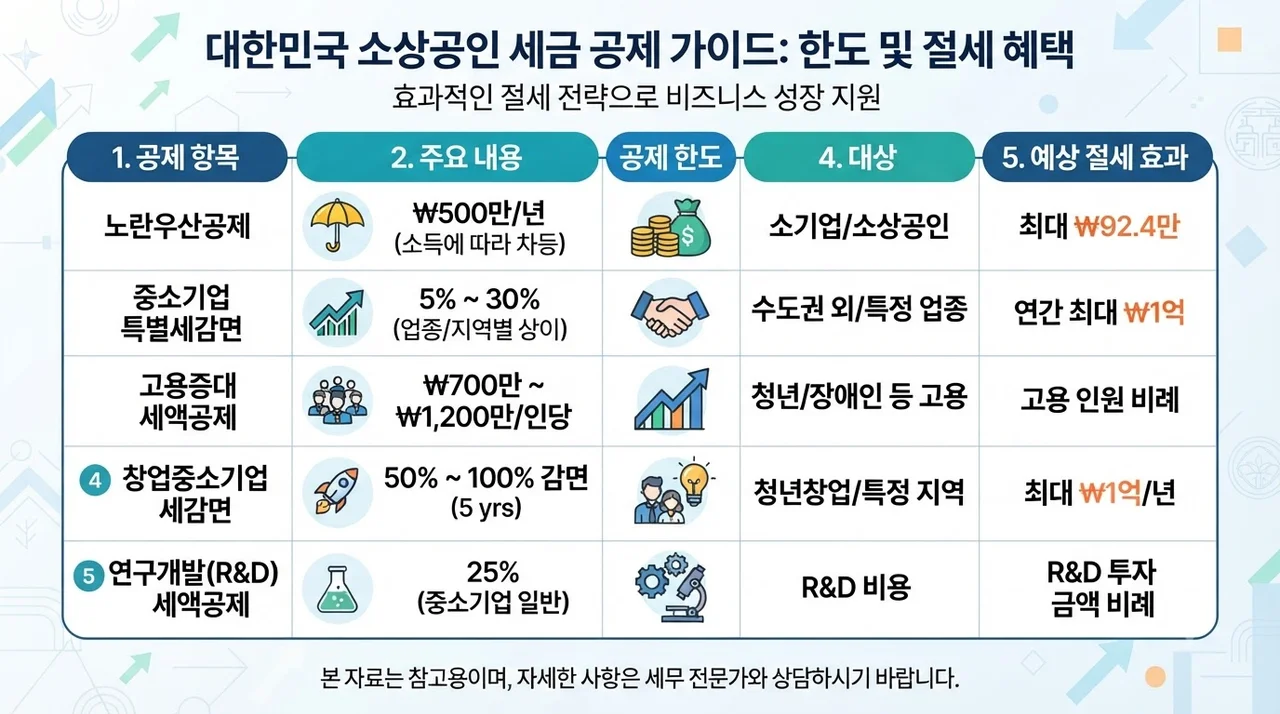 2026년 기준 사업소득 구간별 소득공제 한도 및 환급 예상액
