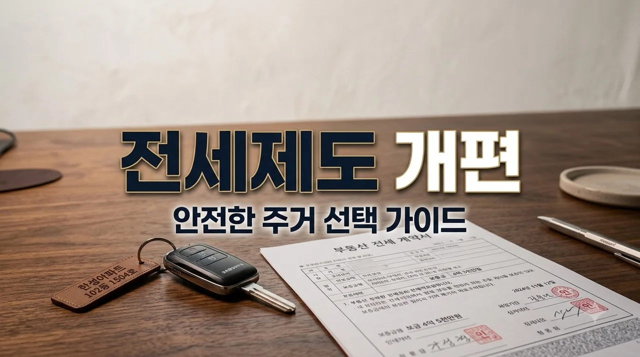 전세 사라져야 할 제도인가? 장단점 비교 및 안전한 주거 전략