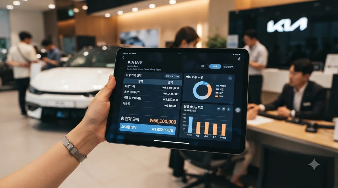트림별 2027 그랜저 가격 및 9월 재고할인 적용 견적 비교