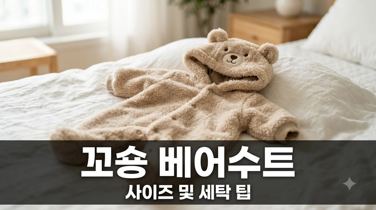 꼬숑 베어수트 사이즈 선택 팁과 세탁 관리법 총정리