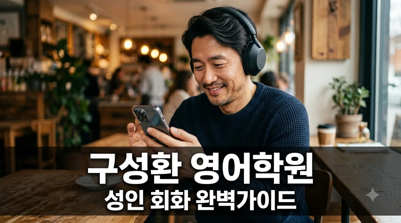 구성환 영어학원 추천과 성인 왕초보 영어회화 공부법 완벽 정리