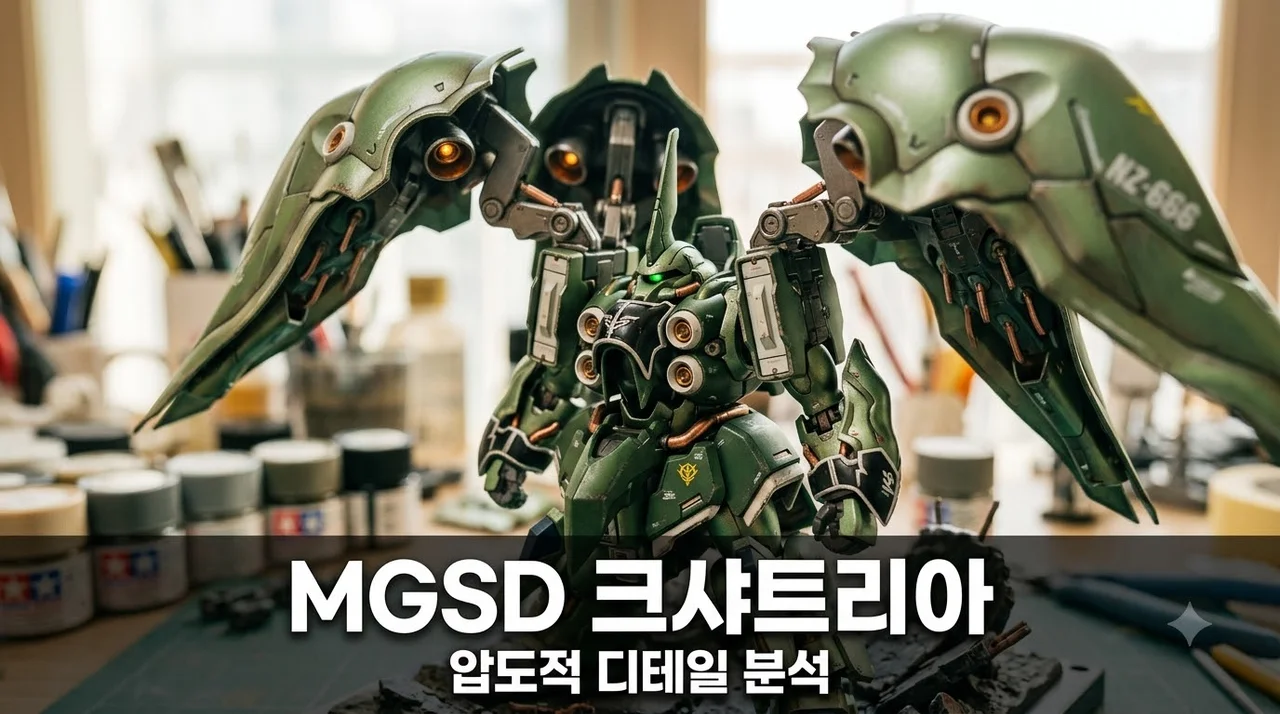 mgsd 크샤트리아 출시 소식과 크기 관절 디테일 완벽 총정리