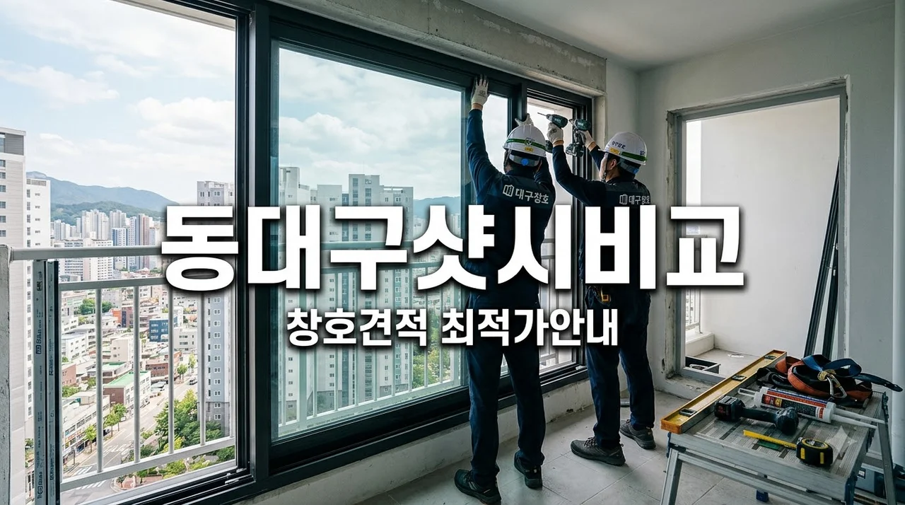 해링턴플레이스동대구 샷시·창호 교체 비용 및 견적 차이 분석