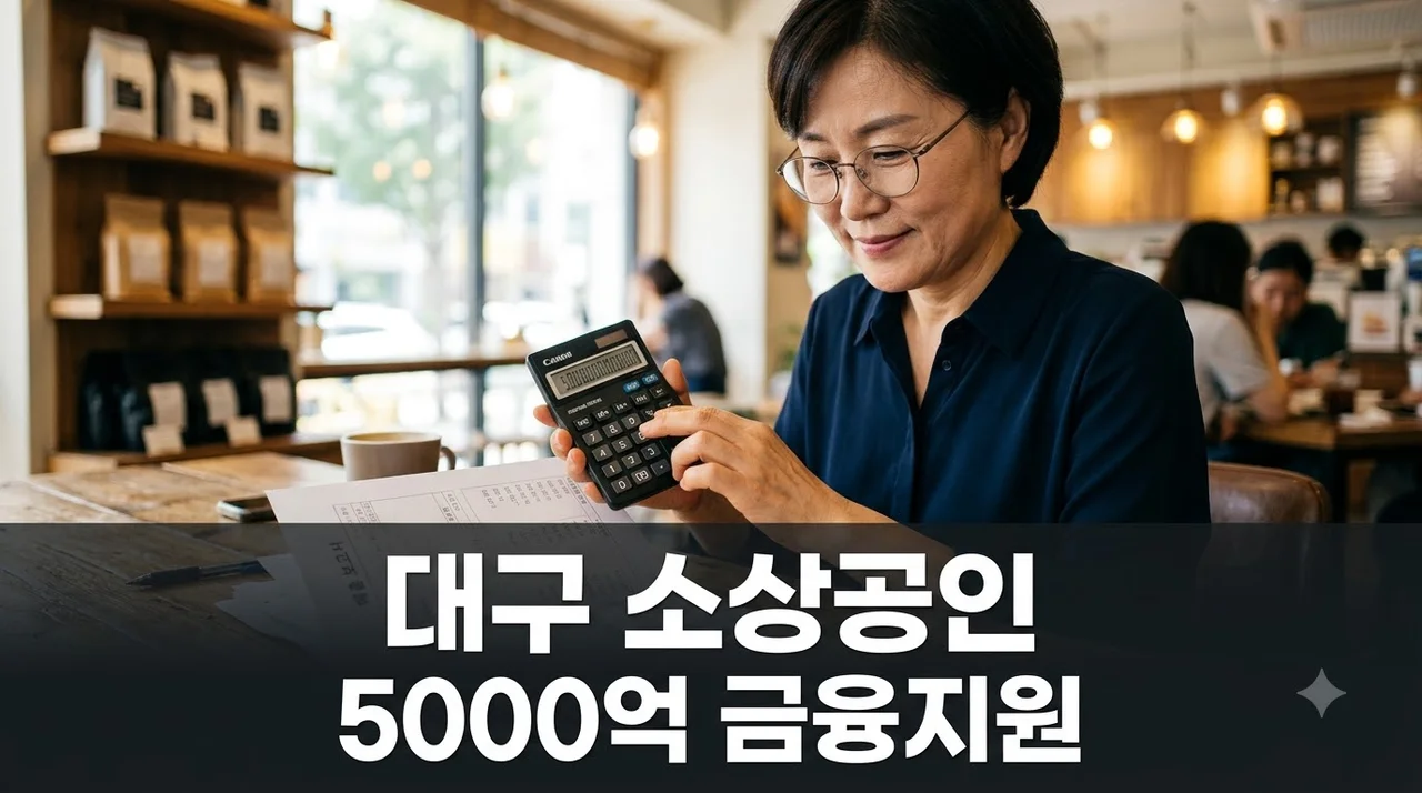 대구 소상공인 5000억원 금융지원.. 내 이자·보증료 얼마나 줄어들까?
