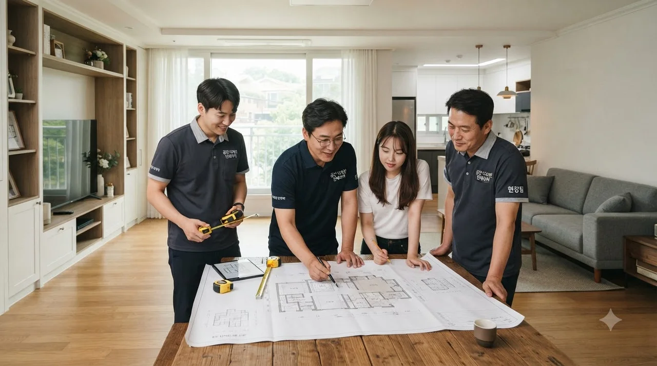 검증된 책임시공 전문기업 (주)더젠 인테리어시공팀 추천
