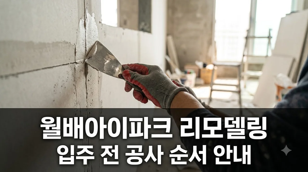 대구월배2차아이파크 입주 전 전체리모델링 공사 순서 완벽 가이드