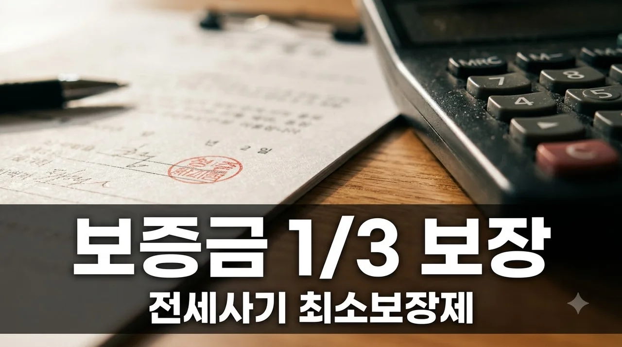 보증금 1/3을 채워준다? 11월13일 시행 전세사기 최소보장제 계산해보니..