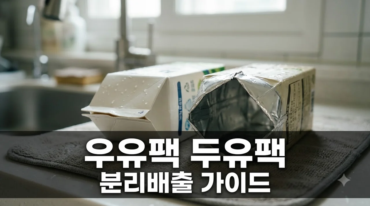우유팩 두유팩 분리배출, 일반 종이에 넣었다간 과태료 대상?