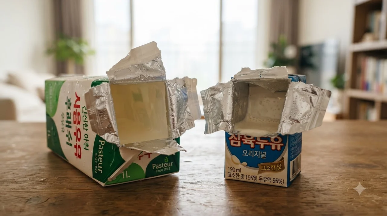 우유팩과 두유팩, 왜 일반 종이류와 함께 버리면 안 될까요?