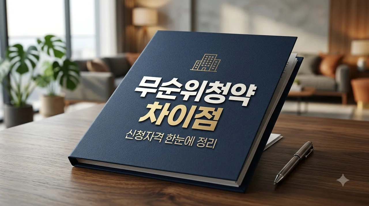 무순위청약 임의공급 계약취소주택 차이 및 신청 자격 총정리