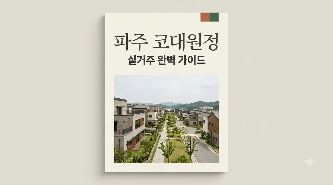 파주 코대원정 위치 및 주변 인프라 총정리 완벽 가이드