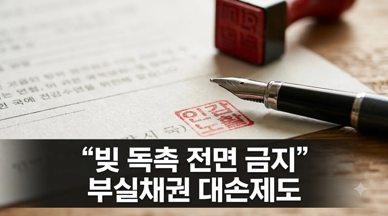 "매일 오던 빚 독촉 끝?" 부실채권 털려면 결국 포기해야..