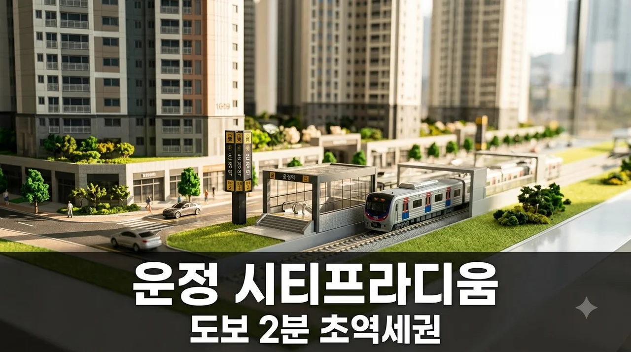 GTX 운정중앙역 시티프라디움 강남 생활권 초역세권 분양 정보