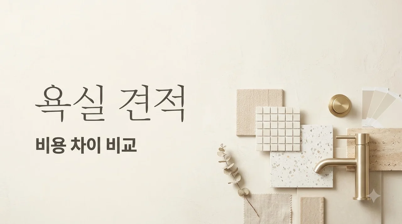 대구 남구 앞산비스타동원 욕실, 비용과 견적 차이가 발생하는 이유