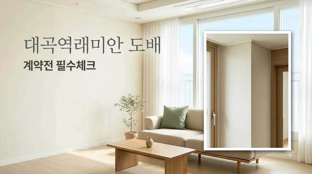 대곡역래미안 도배 추천업체 고르는 법과 계약 전 필수 체크리스트