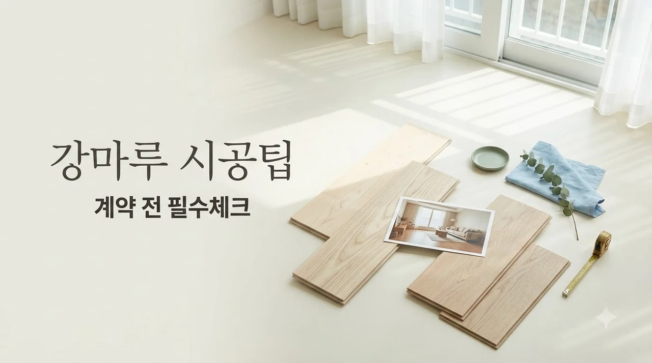 대신센트럴자이 강마루 추천업체 및 계약 전 필수 체크 5가지