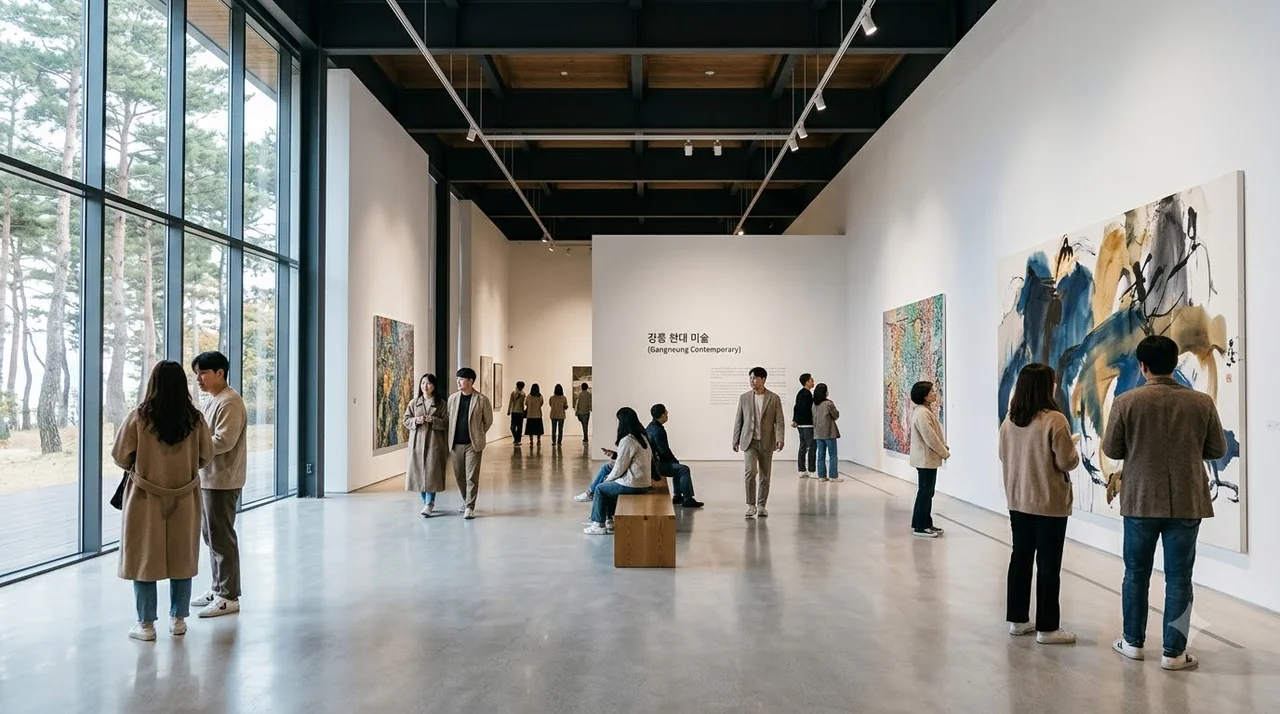 비서진 강릉 미술관 다녀오니.. 알고 보니 뜻밖의 전시 구성?