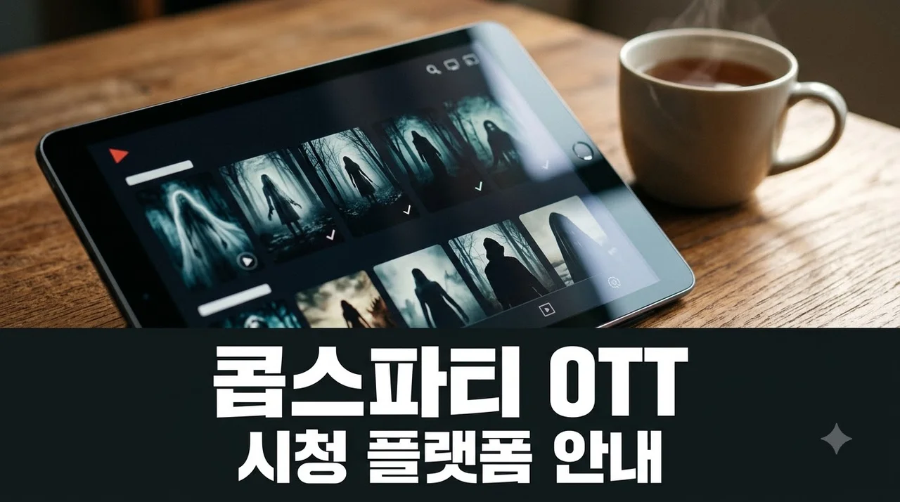 콥스파티 ott 스트리밍 보는 곳 및 애니 실사화 플랫폼 총정리