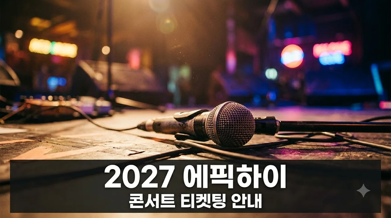 2027 에픽하이 콘서트 일정 예매 티켓팅 정보 총정리