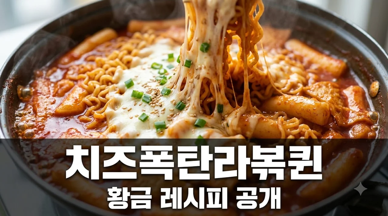 치즈폭탄라볶퀸 완벽 조리법과 매운맛 황금 레시피 총정리