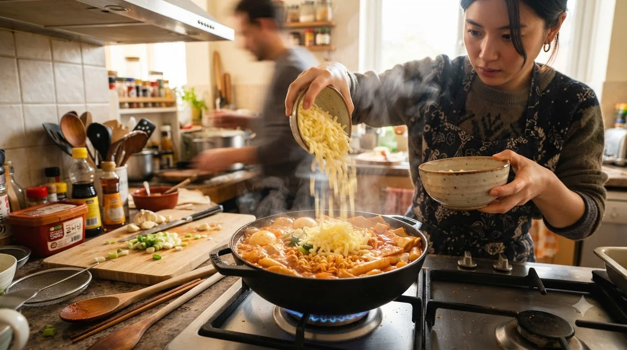 치즈폭탄라볶퀸 조리 방법 및 스텝 가이드