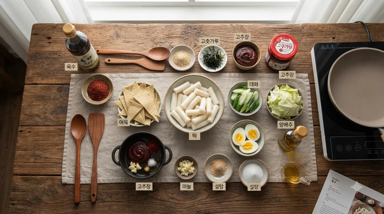 치즈폭탄라볶퀸 조리 시 준비물과 체크리스트