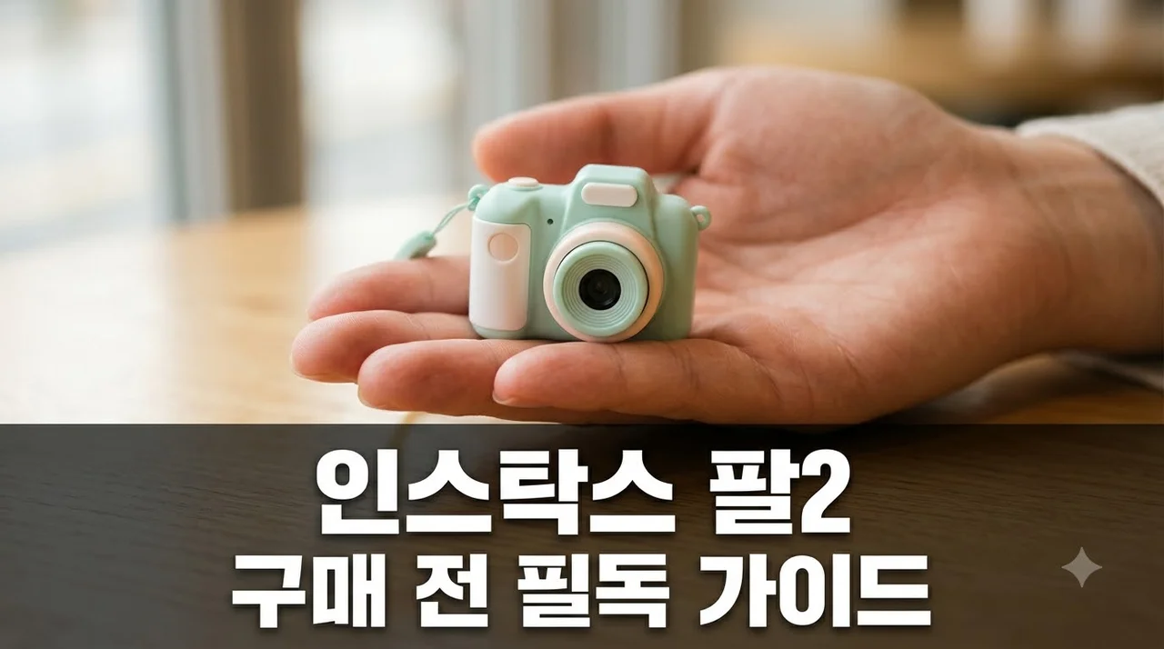 인스탁스 팔2(instax pal2) 구매 가이드 장단점 총정리