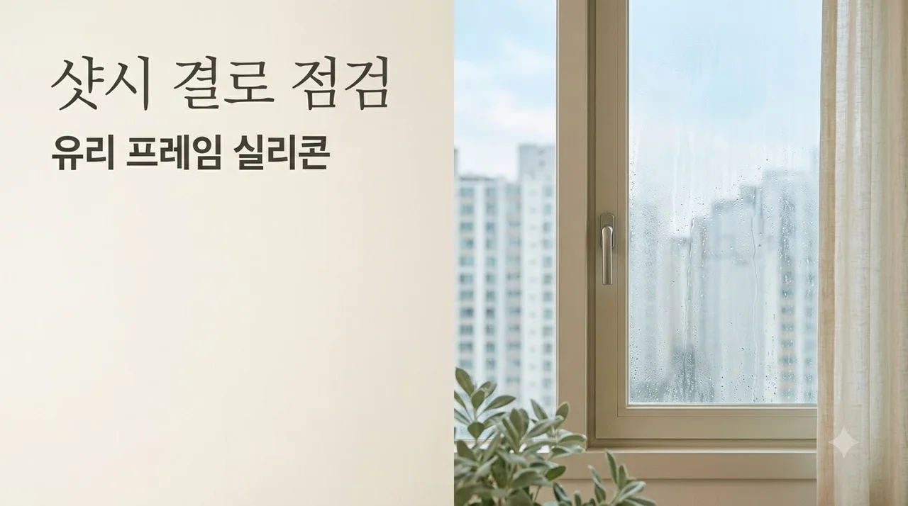 대구 달서구 우방드림시티 샷시 창호 결로 해결 점검 순서 총정리