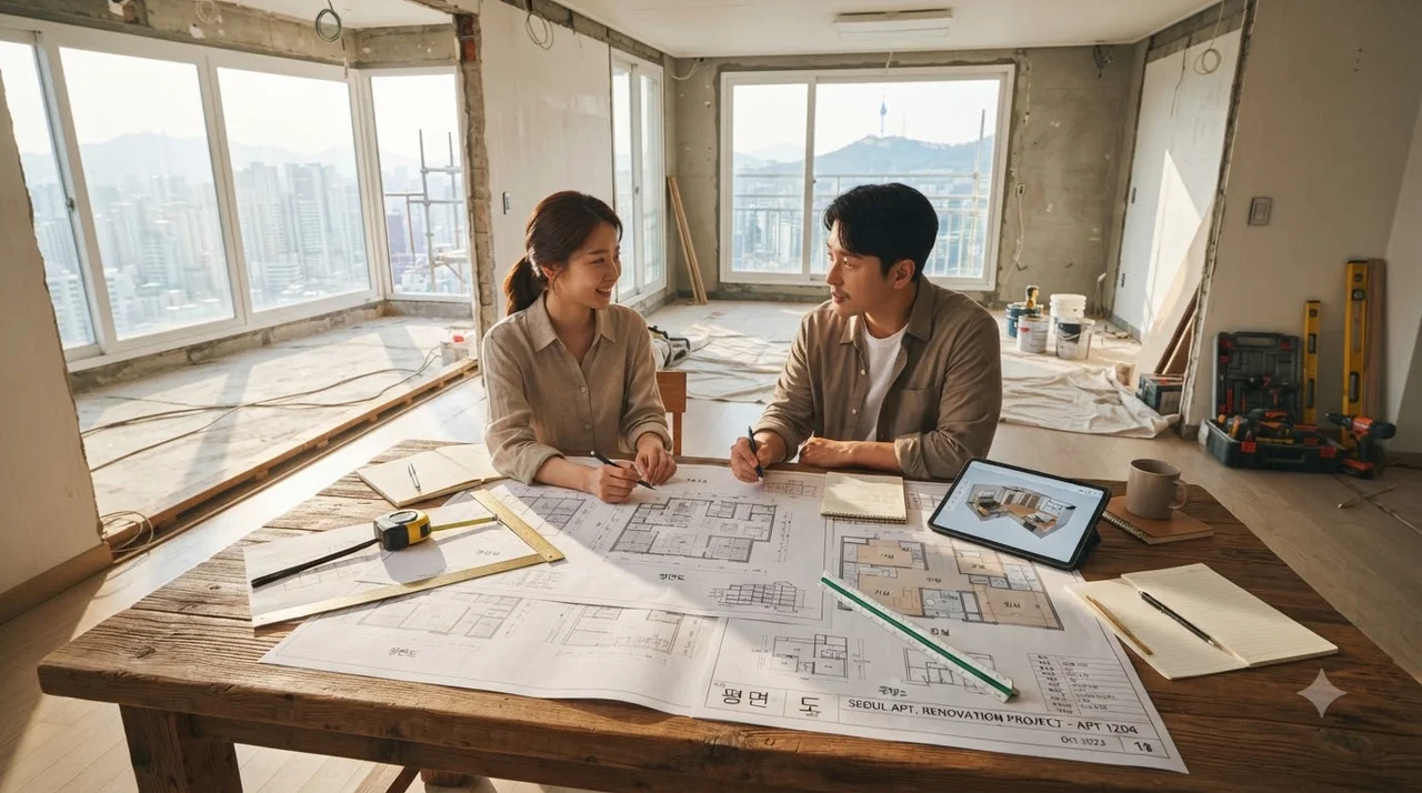 대실역청아람2단지 리모델링, 어디서부터 손대야 할지 막막하시죠?
